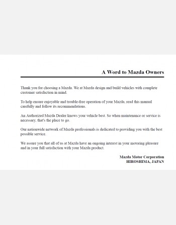 mazda cx-9 2020 owners manual